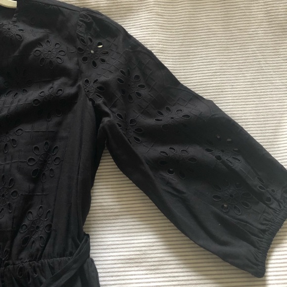 J.Crew Black Eyelet Dress - Picture 6 of 9